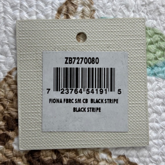 NWT Fossil Fiona Black Stripe Crossbody Bag - Picture 12 of 12
